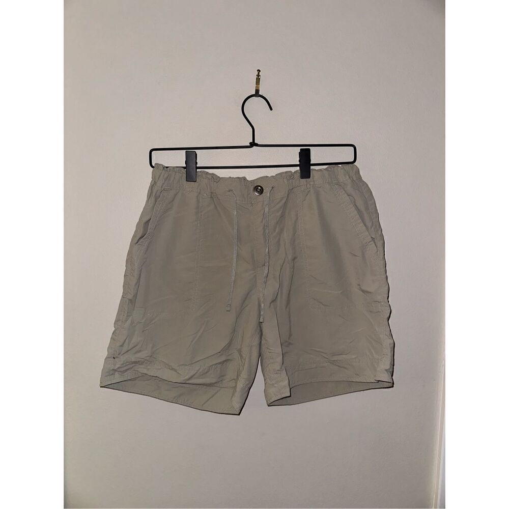 Women's Patagonia Elastic Waist Hiking Shorts Size 10 Khaki